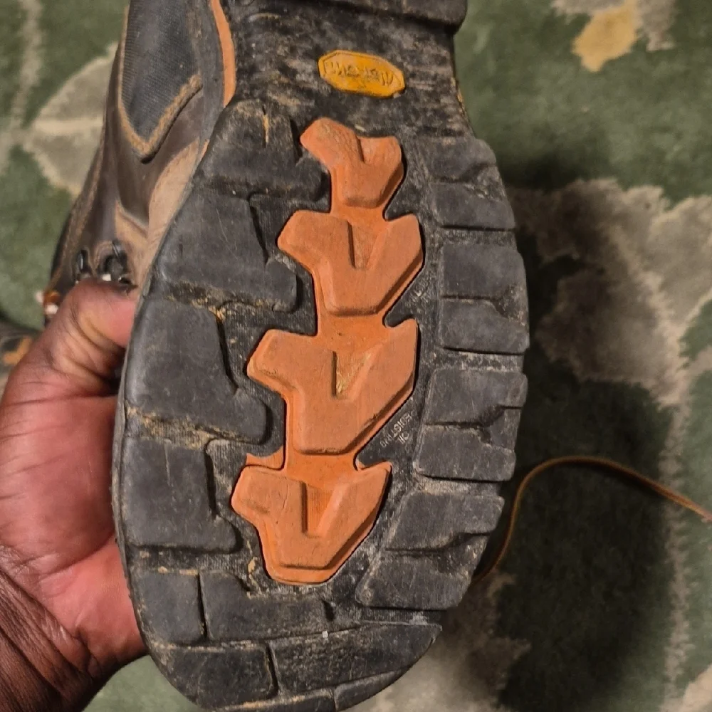 Danner Brown and Black Leather Hiking Boots